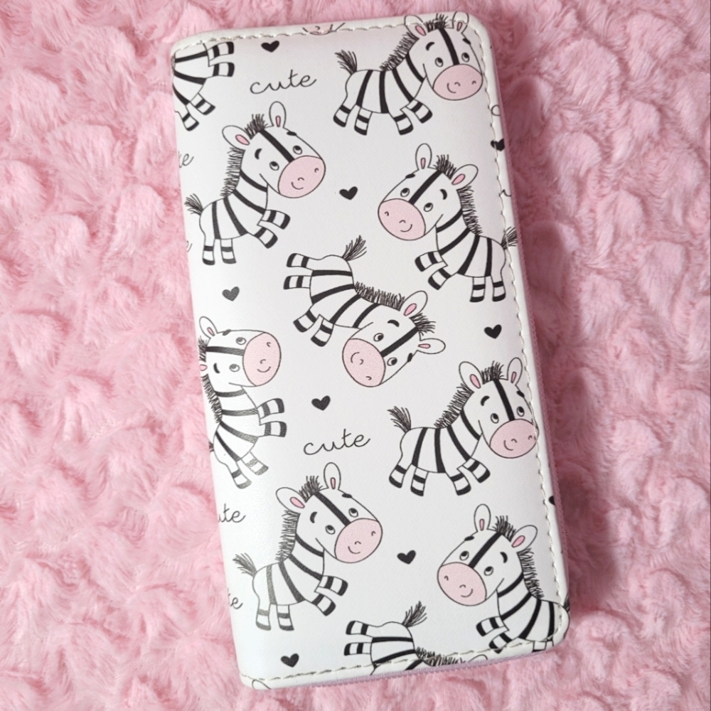 Zebra Zip-Around Wallet